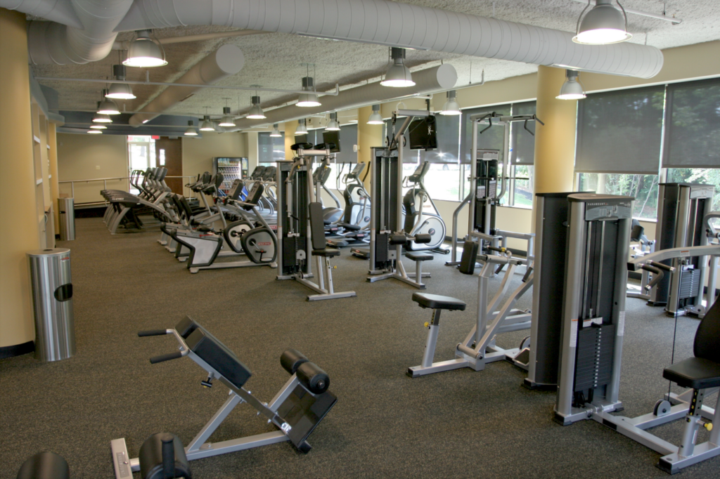 photo of fitness center room