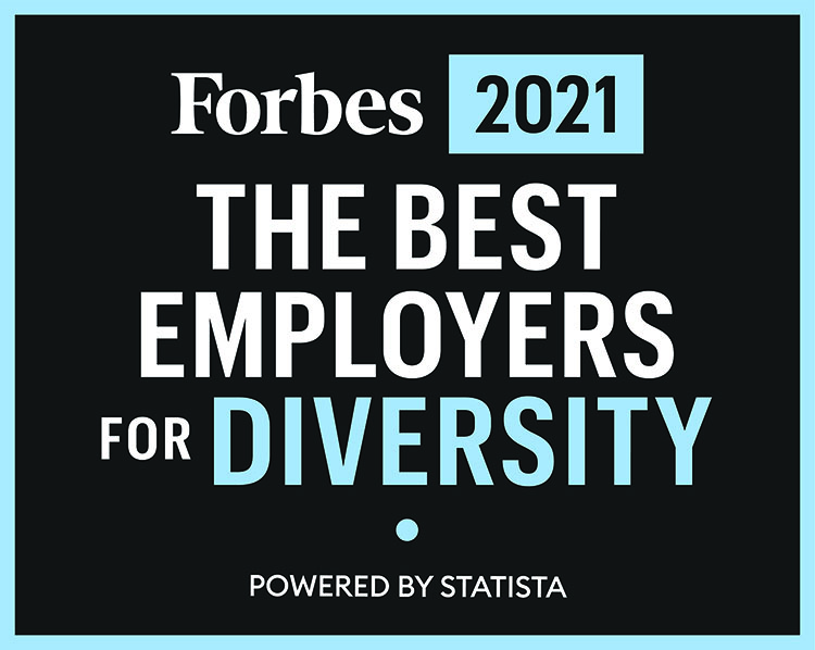 Forbes 2021 The Best Employers for Diversity Powered by Statista