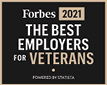 Forbes 2021 The Best Employers for Veterans Powered by Statista