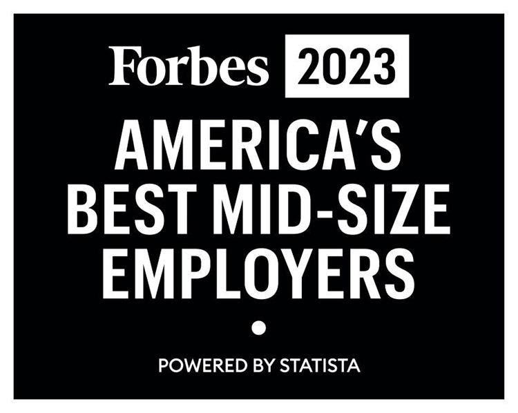 Forbes 2023 America's Best Mid-Size Employers Powered by Statista