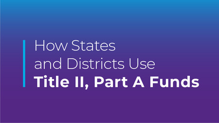 How States and Districts Use Title II, Part A Funds - Westat